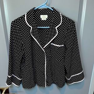 Kate space polka dot cropped pajama set